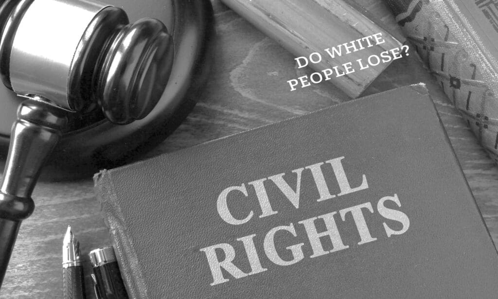 Civil Rights-Do White People Lose Lighter shutterstock_1474526843